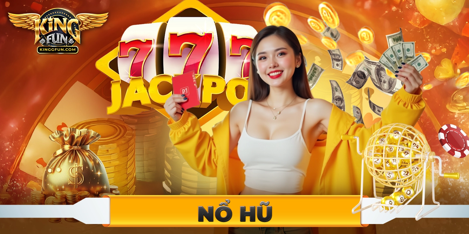 Không gian nổ hũ ấn tượng tại sảnh cược Kingfun