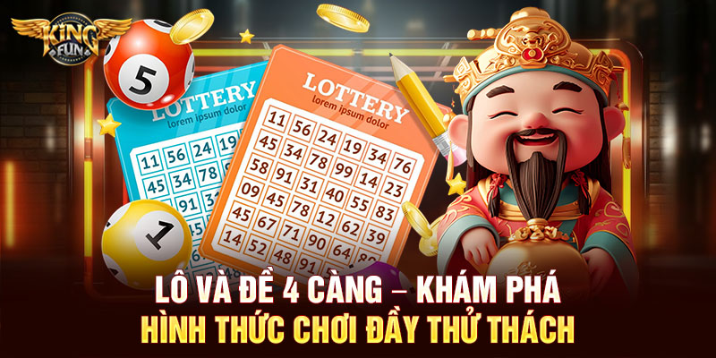 Lô và đề 4 càng – Khám phá hình thức chơi đầy thử thách